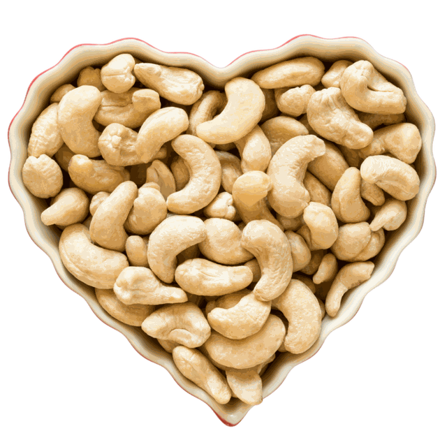 WW180 whole white cashew kernels