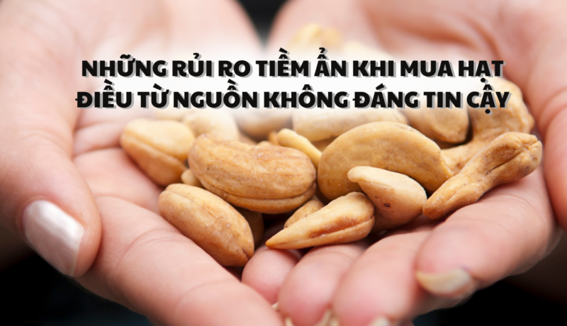 Những rủi ro tiềm ẩn khi mua hạt điều từ nguồn không đáng tin cậy - Hạt Điều Lê Dương