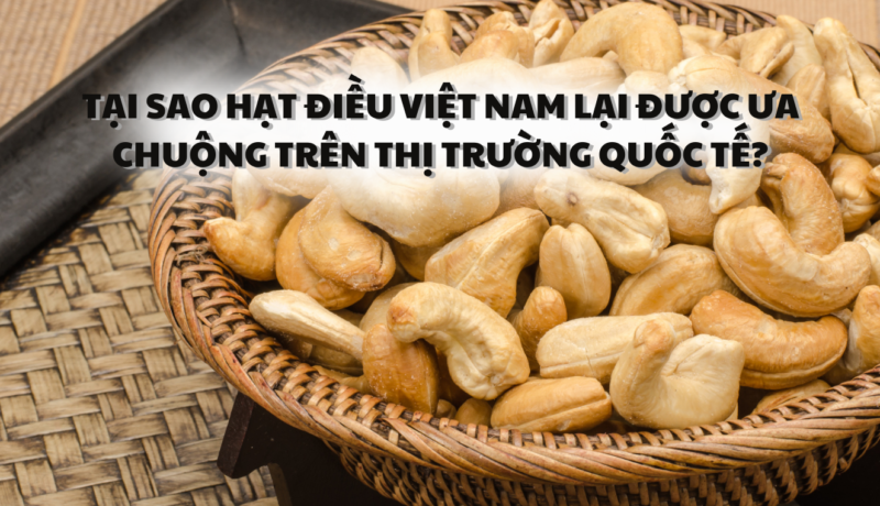 Tại sao hạt điều Việt Nam lại được ưa chuộng trên thị trường quốc tế?