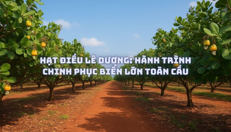 Hạt Điều Lê Dương Hành Trình Chinh Phục Biển Lớn Toàn Cầu