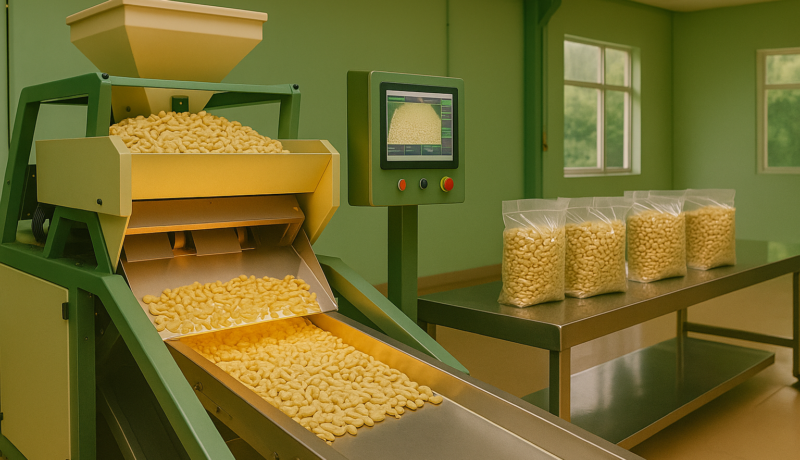 Quality Control & AI Processing in Le Duong Cashew