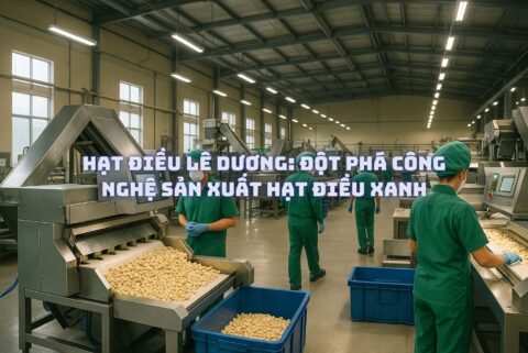 Hạt Điều Lê Dương Đột Phá Công Nghệ Sản Xuất Hạt Điều Xanh
