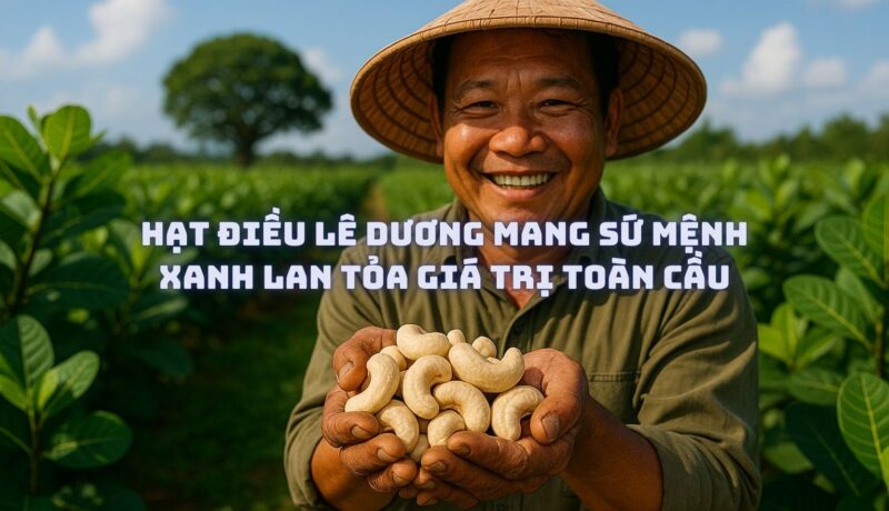 Hạt Điều Lê Dương Sứ Mệnh Xanh Lan Tỏa Giá Trị Toàn Cầu