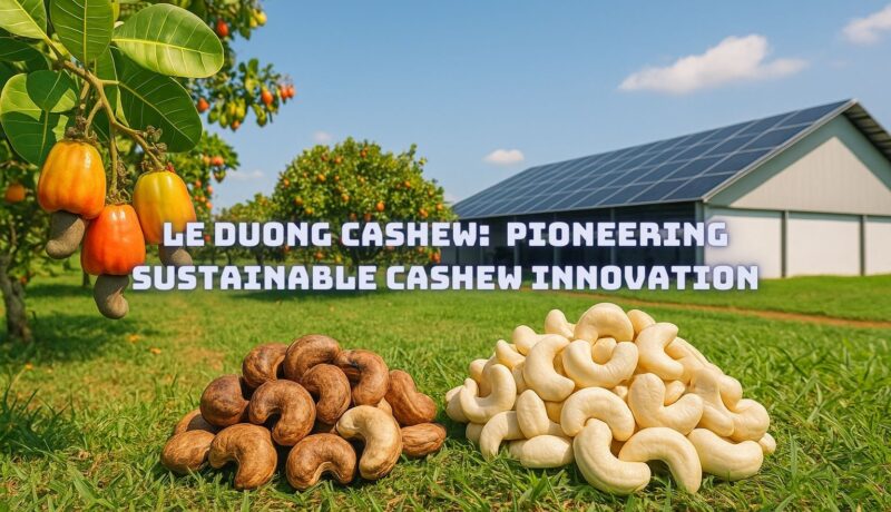 Le Duong Cashew Green Symphony of Conical Hats and Cashews