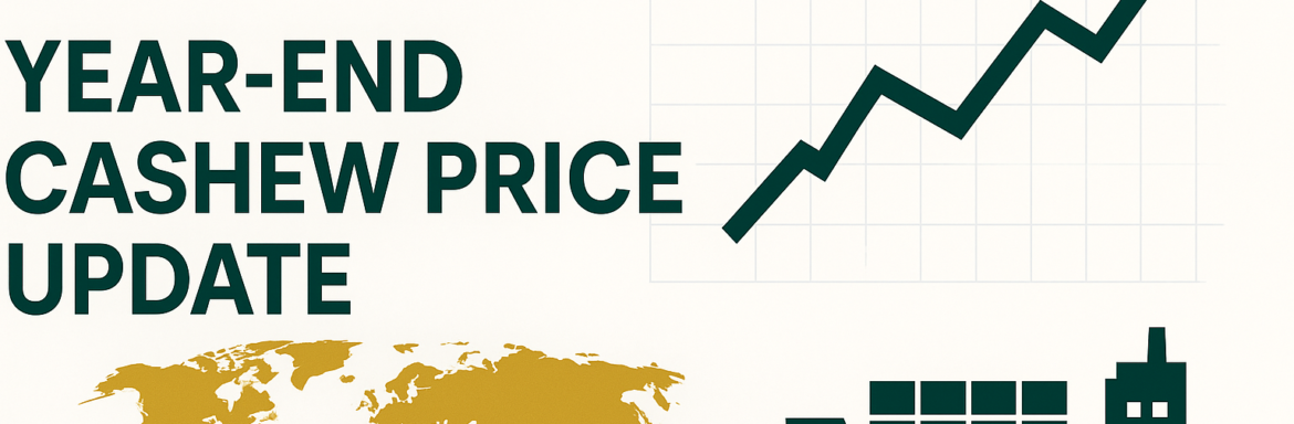 Year-End Cashew Price Update 2025 Raw Material Peaks, Strategy for Global Buyers