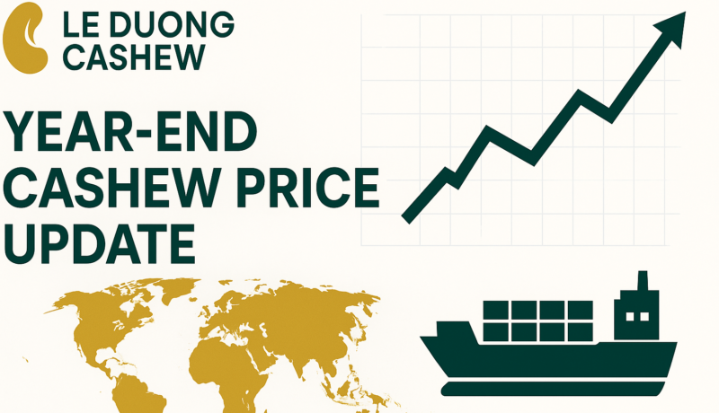 Year-End Cashew Price Update 2025 Raw Material Peaks, Strategy for Global Buyers