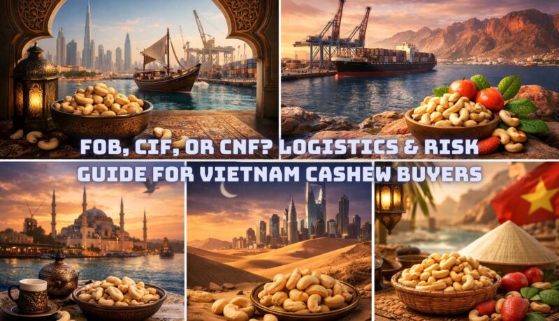 FOB, CIF, or CNF Logistics & Risk Guide for Vietnam Cashew Buyers