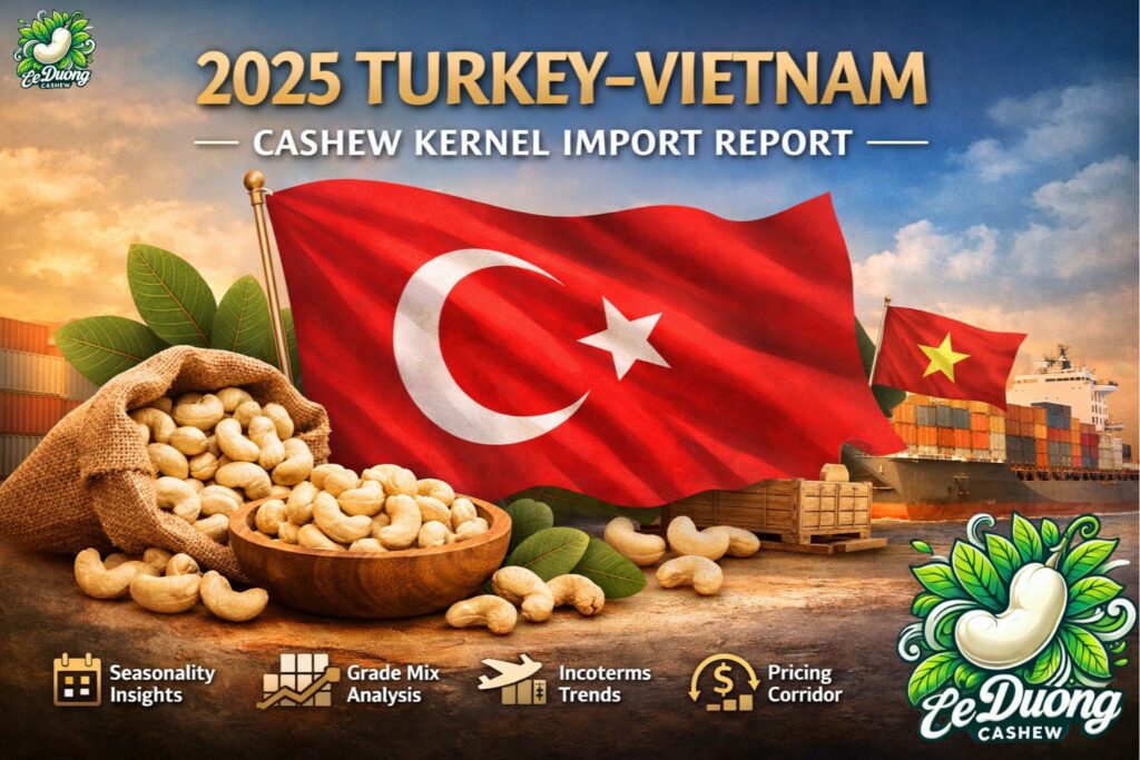 Vietnam Turkiye Cashew Kernel Import Export