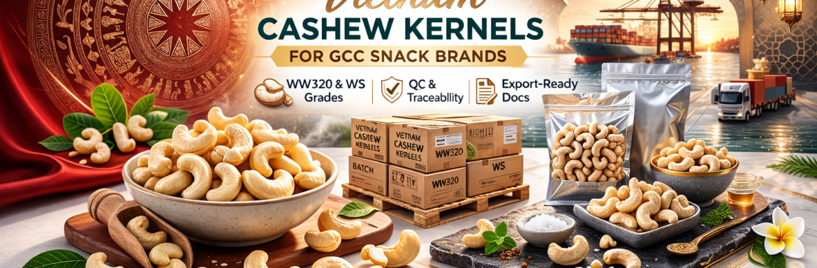 Vietnam Cashew Kernels Supplier for GCC Halal Snacks