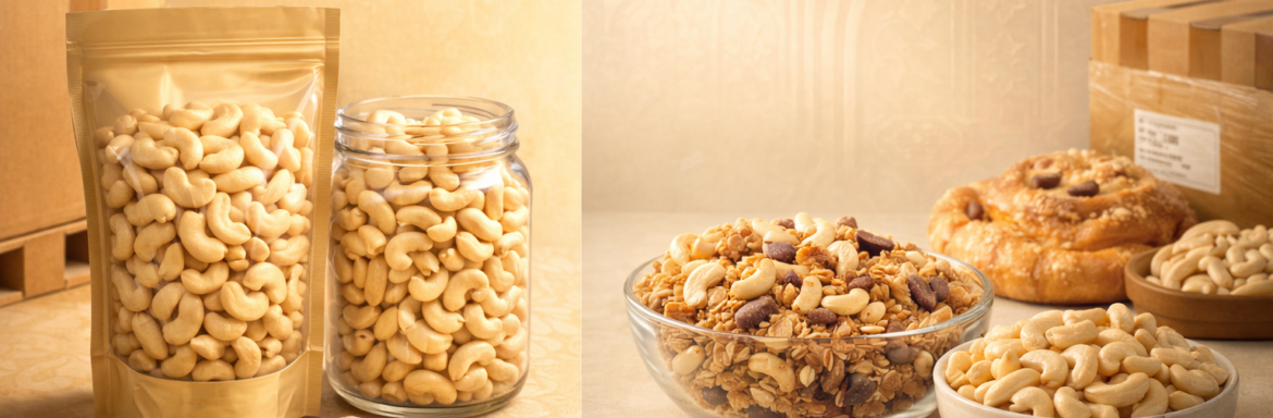 Vietnam Cashew Grades WW160 vs WW180