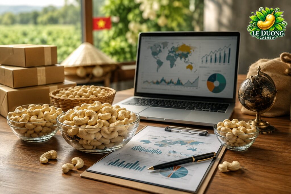 Executive cashew export intelligence