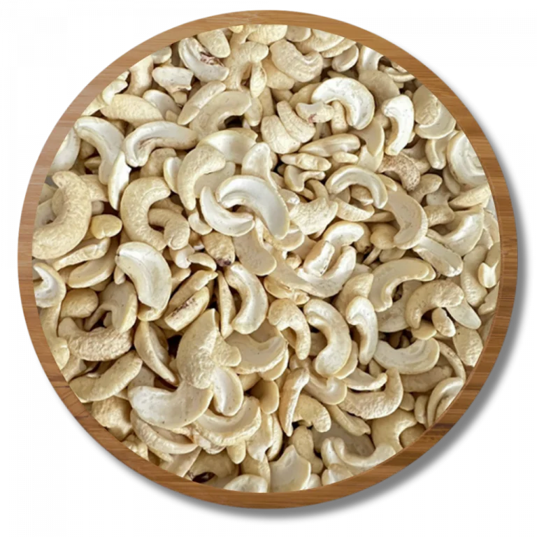 White Split cashew kernels